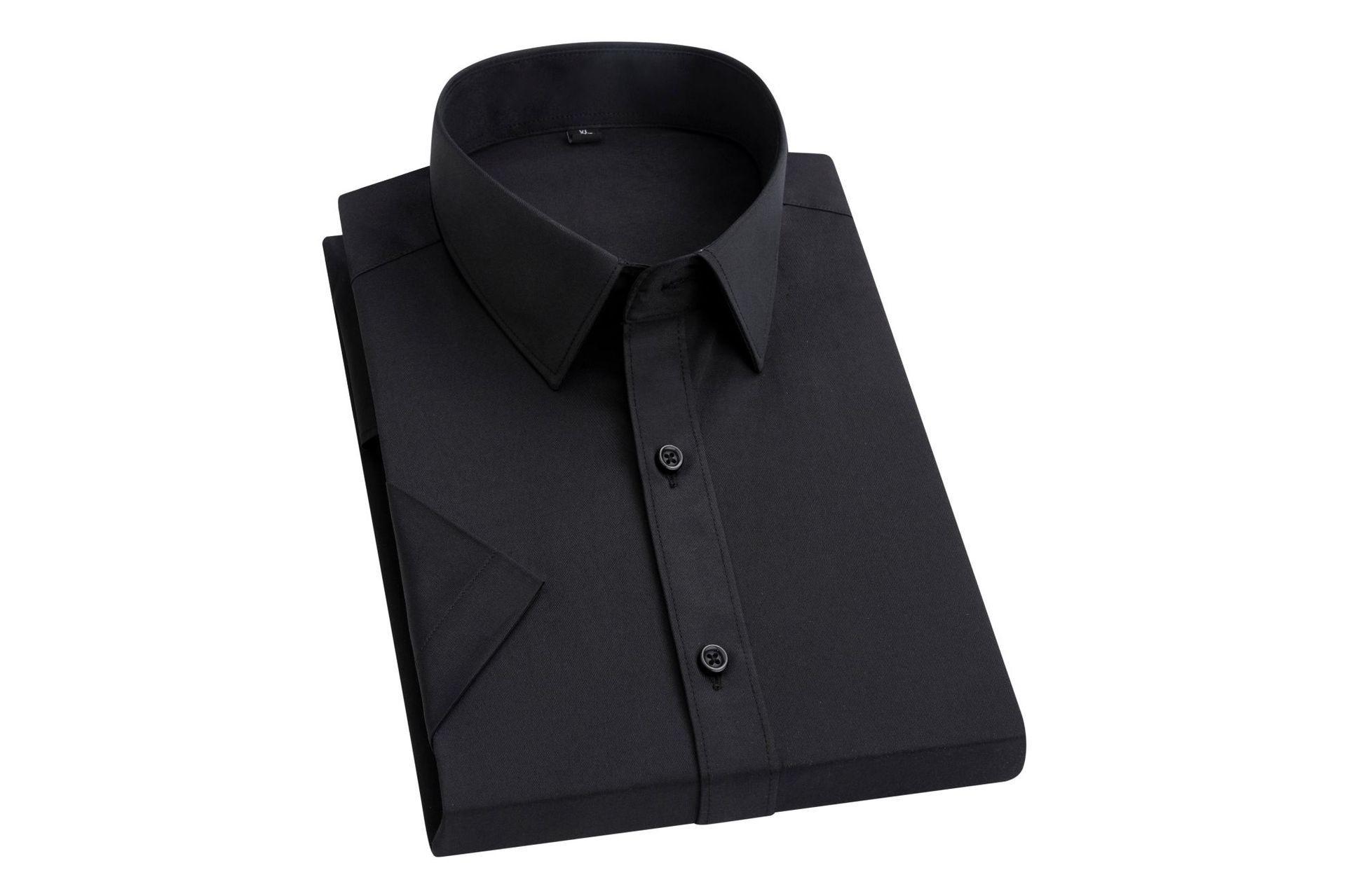 2025 summer short sleeved shirt, business men's white shirt, plus size workwear half sleeved T-shirt, moisture absorbing and breathable, new business trend, the quality choice of African workplace