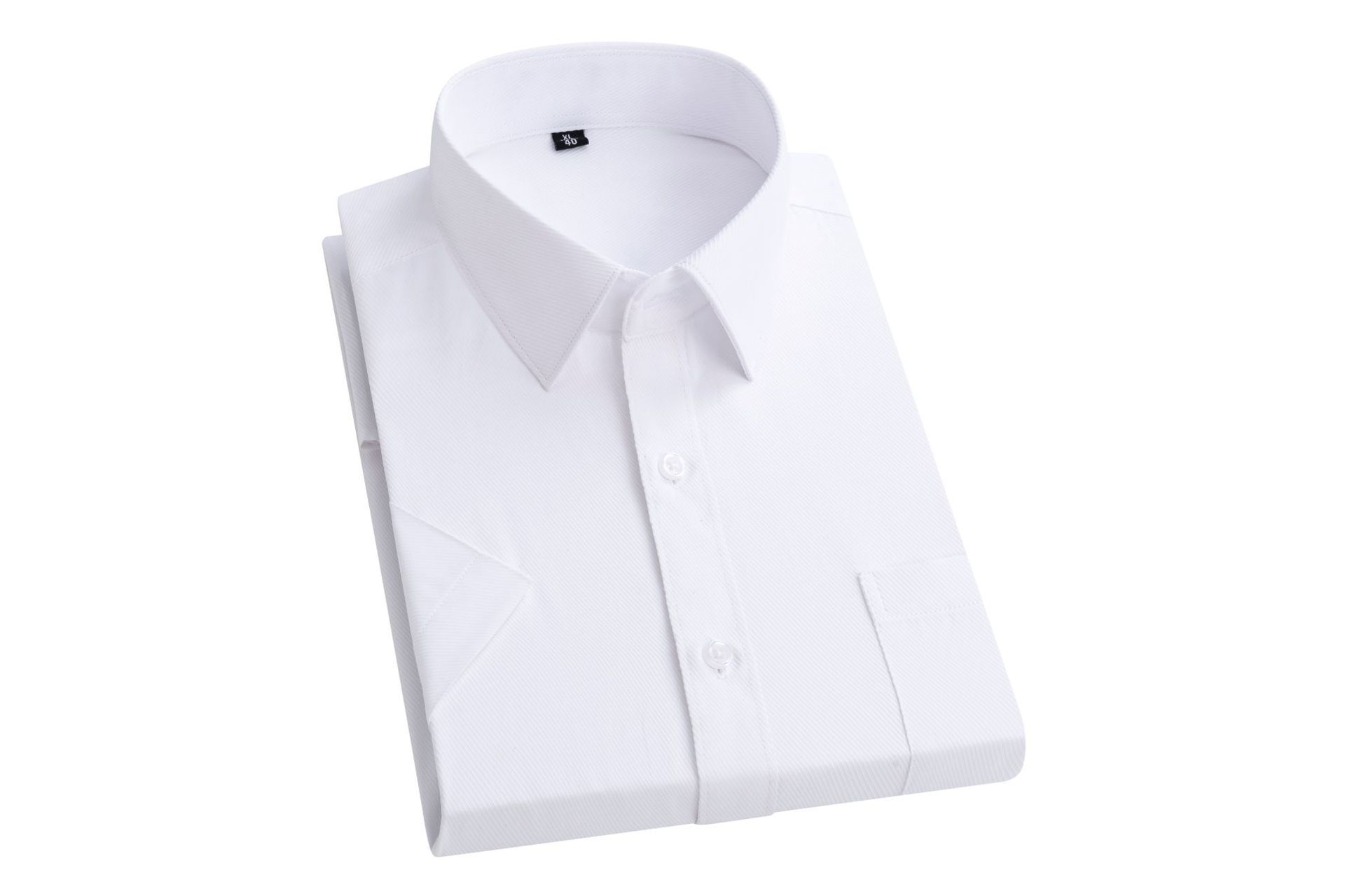 2025 summer short sleeved shirt, business men's white shirt, plus size workwear half sleeved T-shirt, moisture absorbing and breathable, new business trend, the quality choice of African workplace