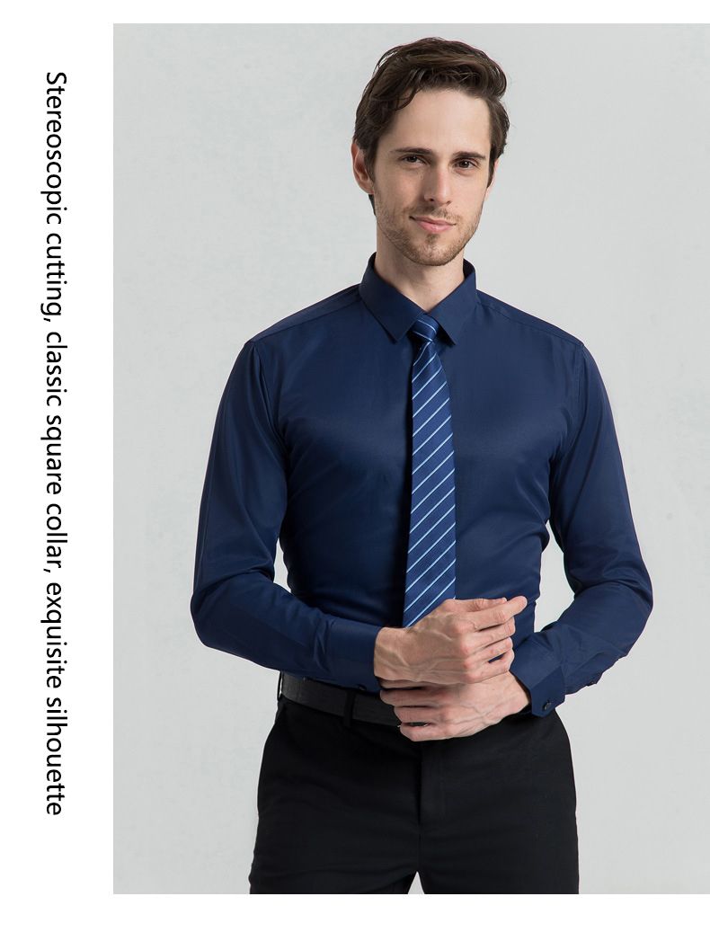 2025 Spring Summer Men's White Shirt,Long Sleeve Square Neck,Light Luxury Casual Business T-shirt,High Grade Professional Dress,Versatile White Long-Sleeve Shirt for African Life,Ideal for Daily Wear