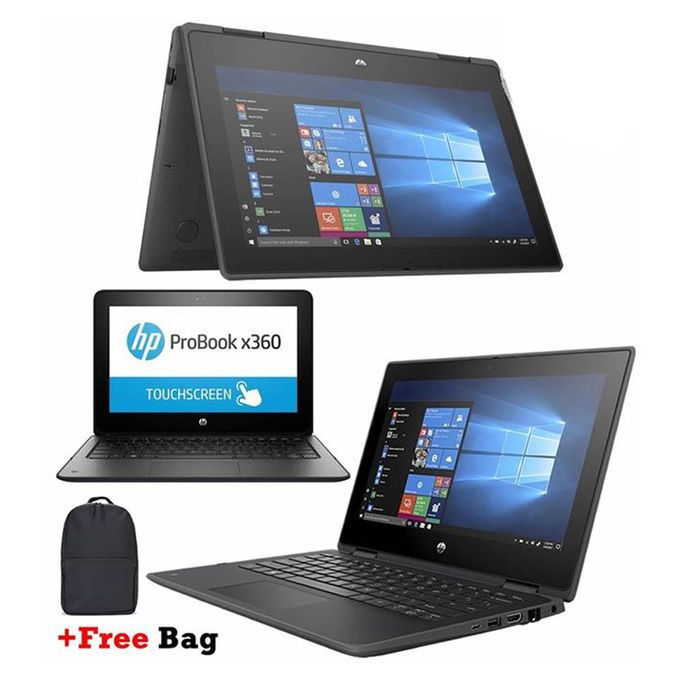 HP Refurbished ProBook X360 11e G2 4GB 128GB SSD Intel Celeron 2-in-1 11.6" Touchscreen Ultraslim Laptop + Bag (6 Months WRTY)