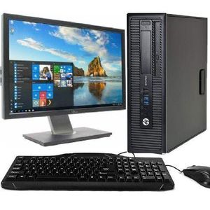 HP Refurbished ProDesk 600 G1 Core I7 8GB RAM 500GB HDD 3.2GHz SFF Desktop + 20" Monitor Complete.