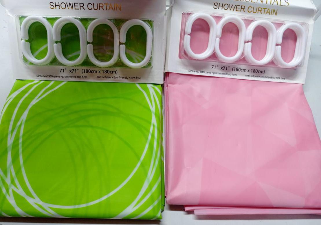 Heavy duty Waterproof Shower Curtain, EVA Anti-Mold. Made of durable q opaque waterproof and long lasting material. Easy to install in your home and provides high privacy standards. Great masterpiece
