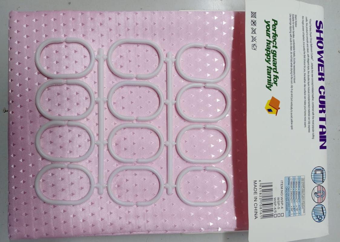 Heavy duty Waterproof Shower Curtain, EVA Anti-Mold. Made of durable q opaque waterproof and long lasting material. Easy to install in your home and provides high privacy standards. Great masterpiece