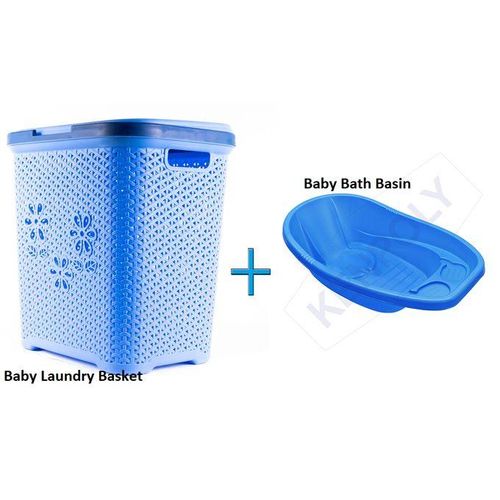 🔥📍Laundry Basket +  Baby Basin☀️📍The Adix Baby Laundry Basket is designed to keep your baby’s clothes organized, while the  Simba Baby Basin offers a safe and spacious bath time experience.