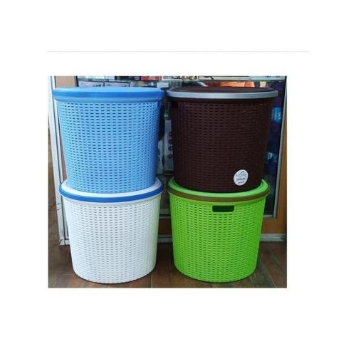 🤑🎊Breathable Laundry Clothes Basket, Storage Plastic Basket🤑🎊This storage basket is durable and waterproof with great capacity to hold the books, clothes, toys etc. This basket is a must have in e
