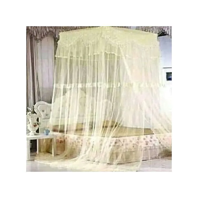 Double Decker Mosquito Nets Square Top Mosquito Nets Free Size For all Bed Types