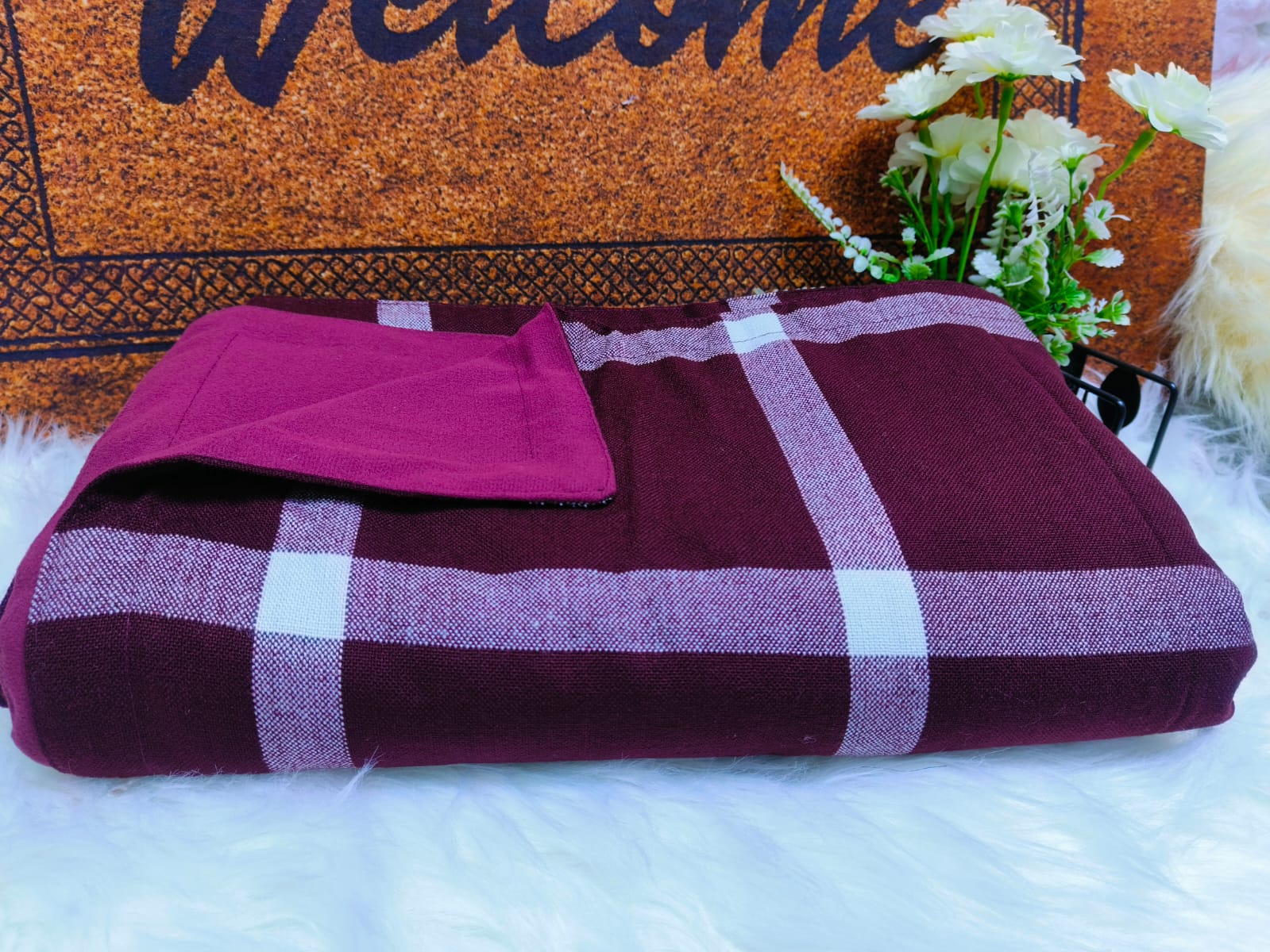 Masai Shuka with Light Warm Fleece Lining Masai Shuka Blanket 150*200cm