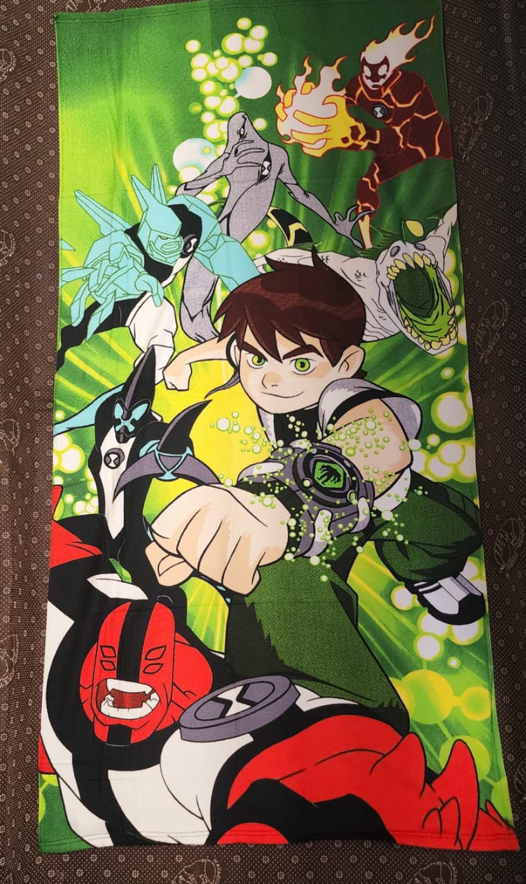 Kids Bath Towels Cartoon Themed Absorbent Children Towels 70*140cm