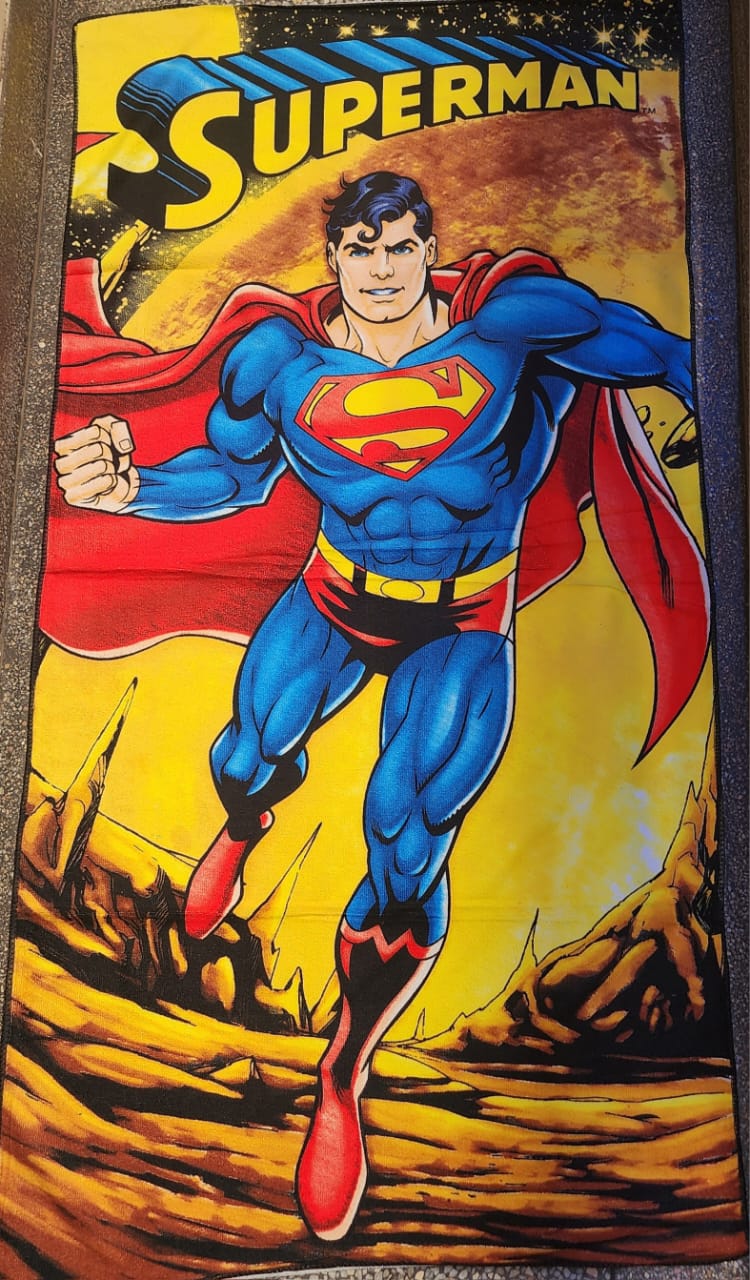 Kids Bath Towels Cartoon Themed Absorbent Children Towels 70*140cm