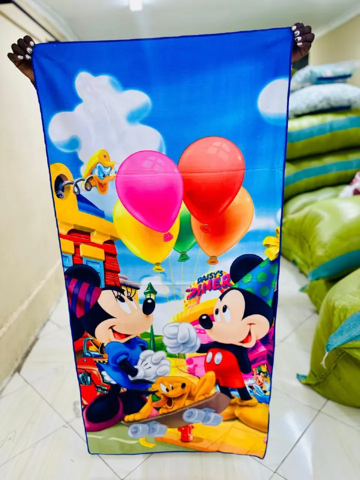 Kids Bath Towels Cartoon Themed Absorbent Children Towels 70*140cm
