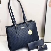 Women Fashion Handbags Elegant Shoulder Bag Set 3Pcs