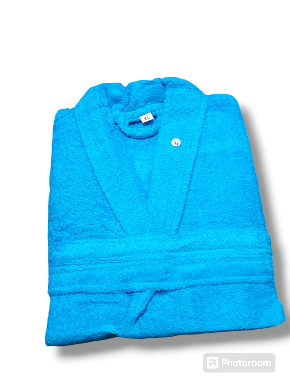 Men Women Fleece Bathrobe Long Shawl Collar Bathing Robe Bathing Gown use as bathing towel