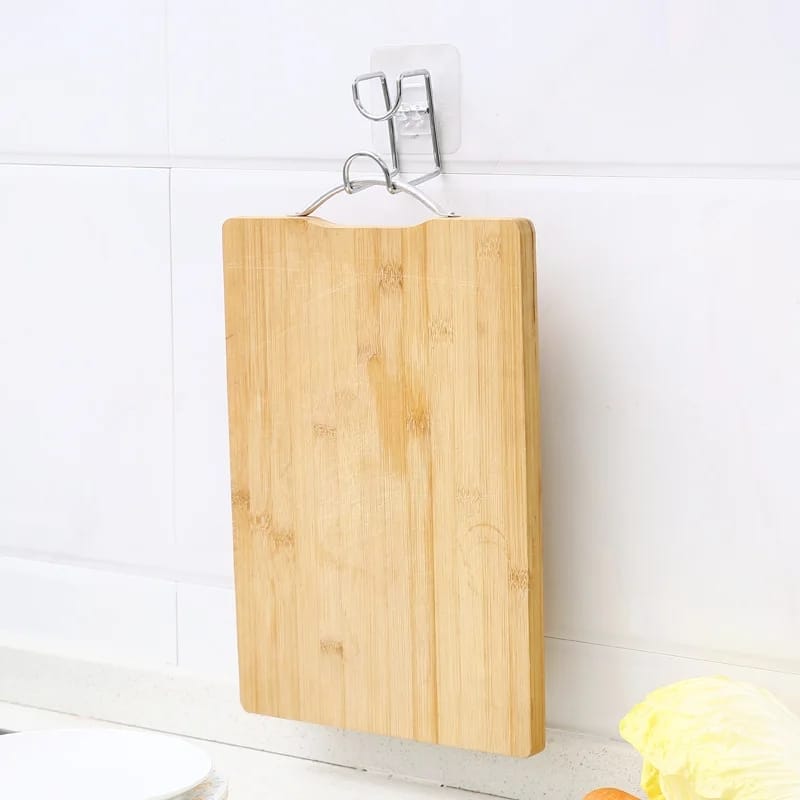 Heavy Duty Bamboo Cutting Board with Handle for Food Prep Meat and Vegetables