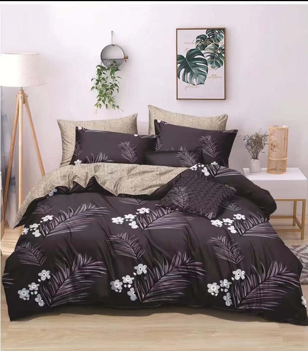 Cotton Duvet Cover Quality Floral Duvet Cover 1Duvet Cover 1Bedsheet 4Pillowcases 5*6ft *Duvet not included