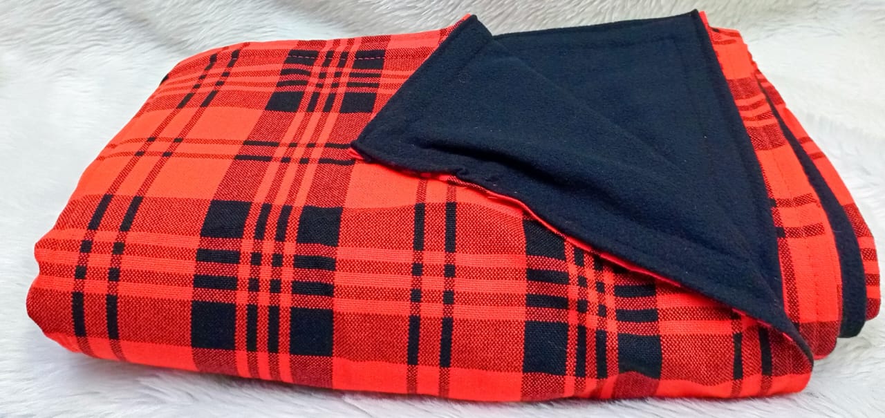 Masai Shuka with a Warm Fleece Lining African Masai Blanket 150*200cm