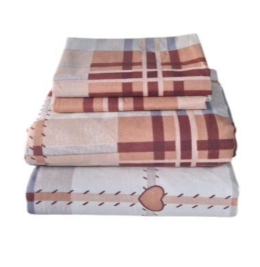 Cotton Bedsheet Set 2Bedsheets 2Pillowcases 5*6