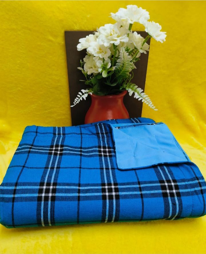 Butterfly Brand 100% African Multi Colored Maasai Shuka Warm Fleece Lining Premium Fleece Masai Shuka
