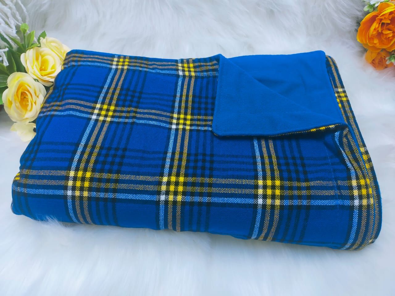 Butterfly Brand 100% African Multi Colored Maasai Shuka Warm Fleece Lining Premium Fleece Masai Shuka