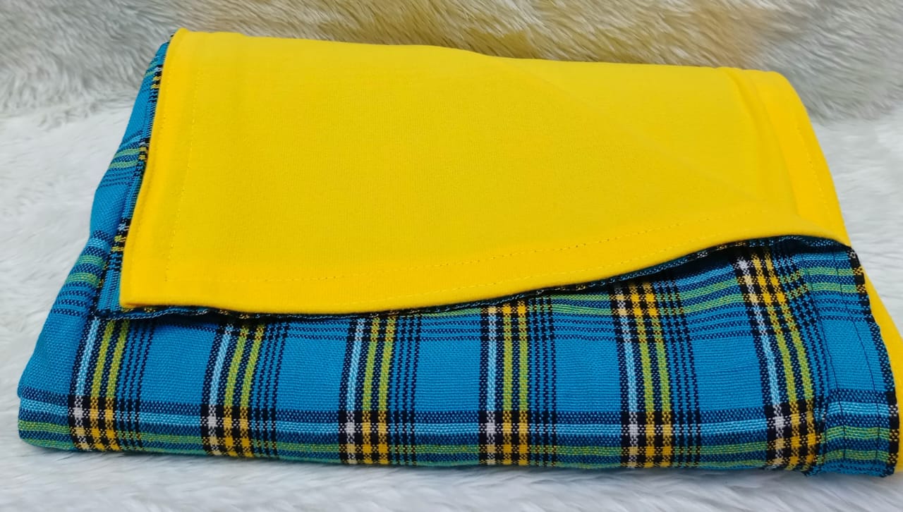 Butterfly Brand 100% African Multi Colored Maasai Shuka Warm Fleece Lining Premium Fleece Masai Shuka