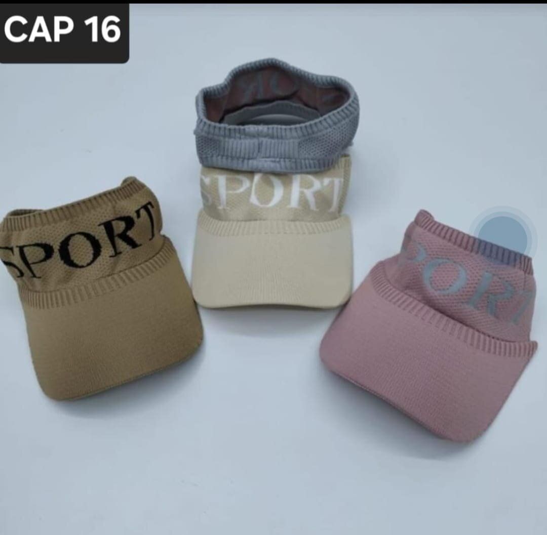Women Sun Visor Hat HALF Cap UV Protection