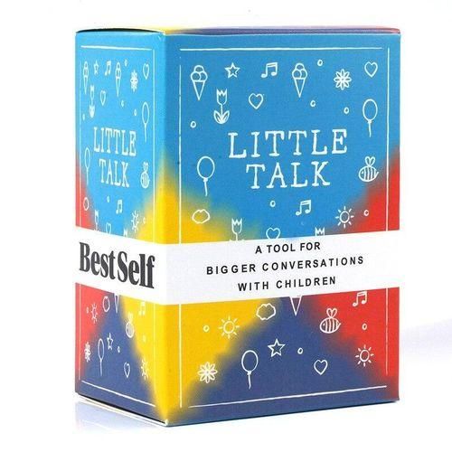 LITTLE TALK: CONVERSATION STARTERS FOR KIDS & FAMILIES.Enhance social-emotional learning activities with these conversation cards for kids. With 150 prompts, this game provides approachable conversati