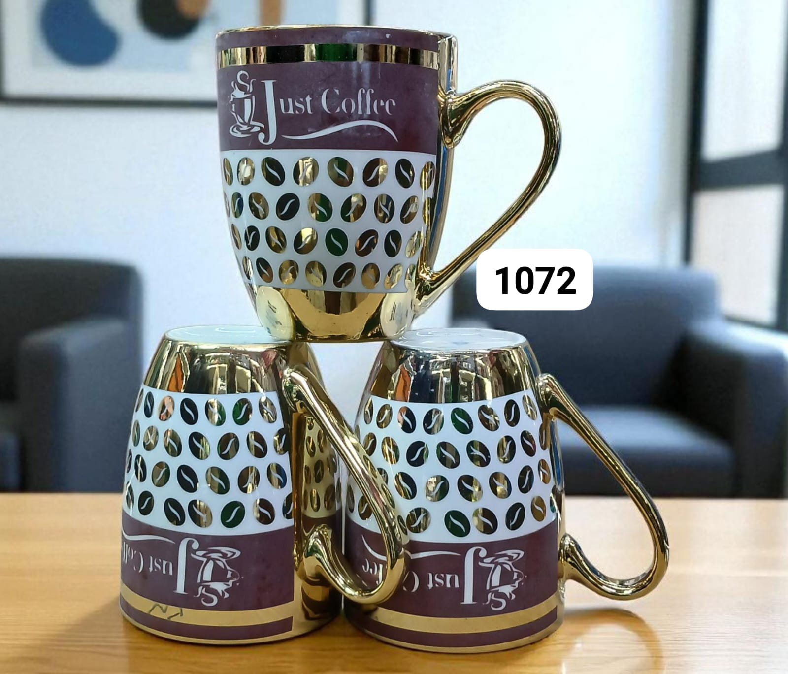 🤪Discover The New Arrivals 🤪Set of 6 Golden Cups Marble Ceramic Coffee Cup.Smooth surface, easy to clean, clean after flushing, thick and durable.
Fired at high temperature, the glaze is firm, smoot