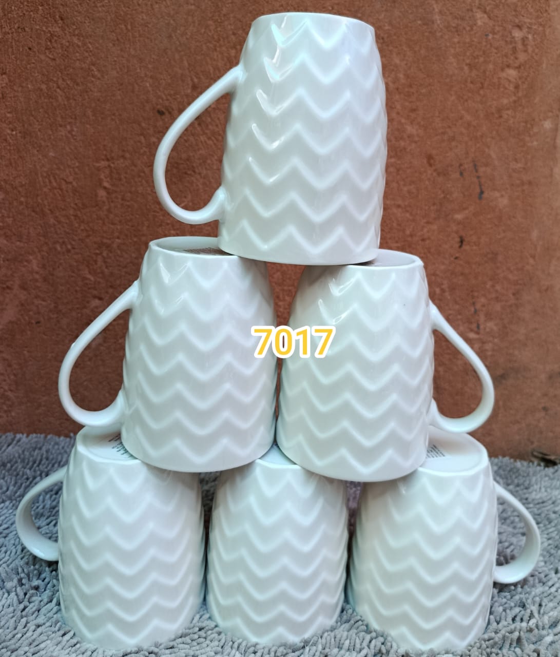 ▪️✔️Elegant Mugs/Cups For Tea/Coffee-Set(6pcs)▪️✔️Strong ceramic mugs
Made with thick comfortable grip ergonomic handles
Quality Chip resistant ceramic material
Classic design fit any kitchen style