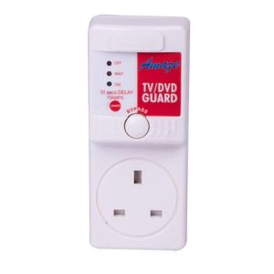 Amaze TV Guard/DVD/ Fridge Guard - 13A..High Voltage
disconnect 230V Low Voltage protection/13A
Microprocessor control
Spike/surge protection
Power back surge
protection
Lightning protection
Protects