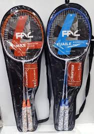 ▪️✔️Tennis-Badminton Set 2 Rackets 4 Shuttlecocks+ Free Carrier Bag▪️✔️It is light in weight and can be used to swing with great accuracy and control. This original and plastic brand Shuttlecocks for