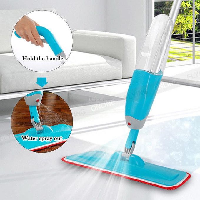 Spray Mop for Floor Cleaning, Microfiber Floor Mop with  Refillable Bottle and  Reusable Washable Pads Dry Wet Spray Mop for Home Kitchen Hardwood Laminate Wood Vinyl Ceramic Tiles Floor