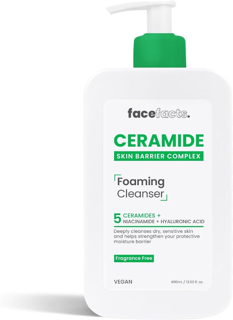Face Facts Ceramide Foaming Cleanser | Cleanses + Strengthens | 400ml