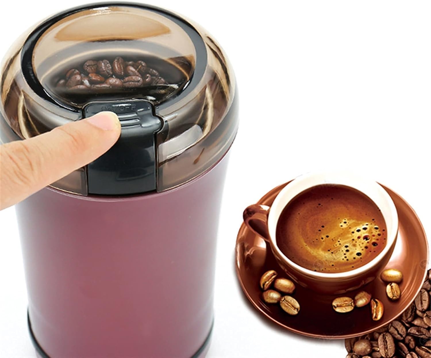 Electric Spice Grinders,Grain Mills,Herb Grinder Electric Coffee Blade Grinders Supports deep release of nutrients perfect for grains, coffee beans  baby food,medicinal materials,seasonings