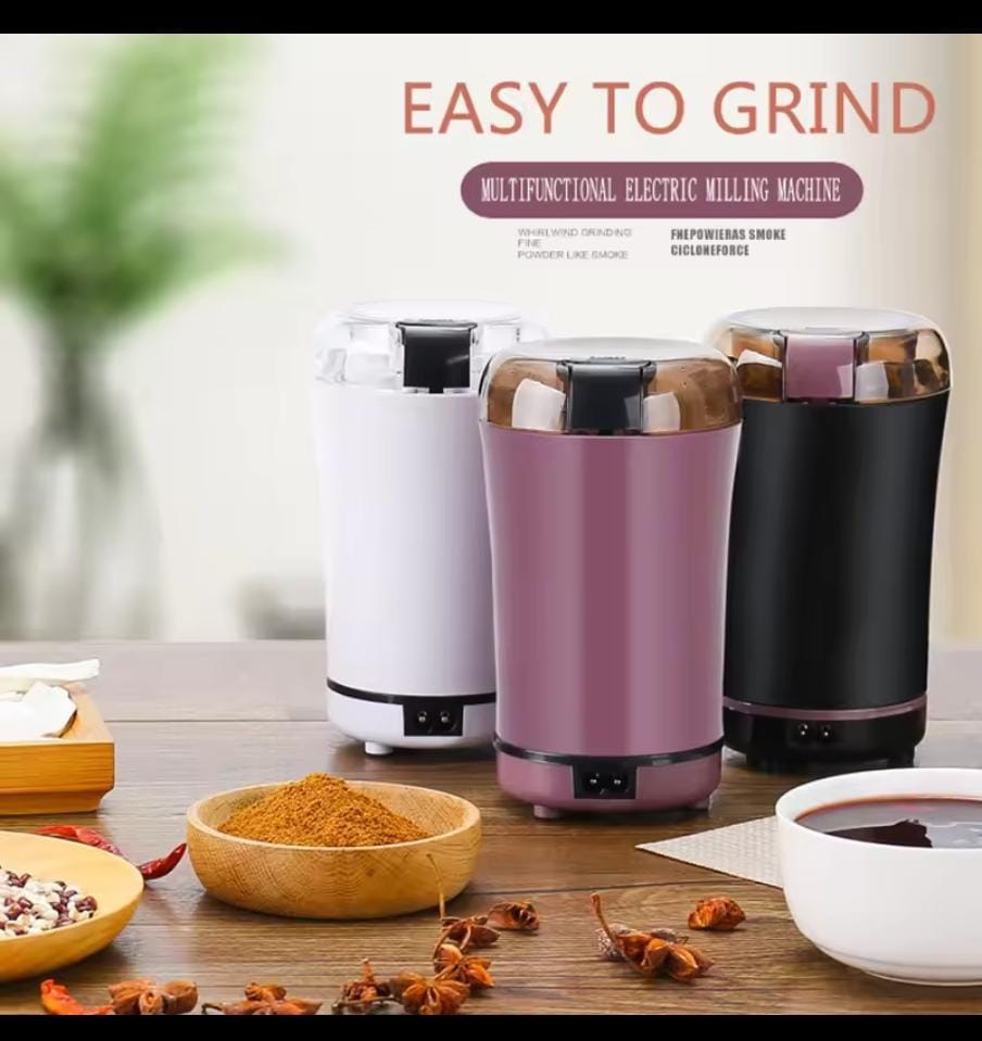 Electric Spice Grinders,Grain Mills,Herb Grinder Electric Coffee Blade Grinders Supports deep release of nutrients perfect for grains, coffee beans  baby food,medicinal materials,seasonings