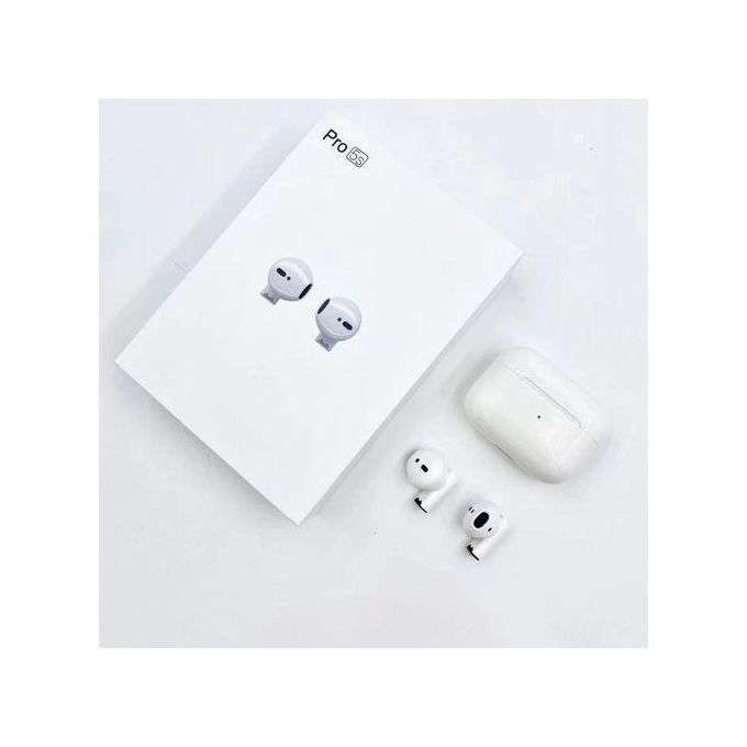 Pro 5s Mini Earbuds Wireless & Bluetooth Headphones Original, Smart Touch Control, Premium Deep Bass for Music, Noise Cancellation, Transparency, Waterproof, Compatible with All Devices.