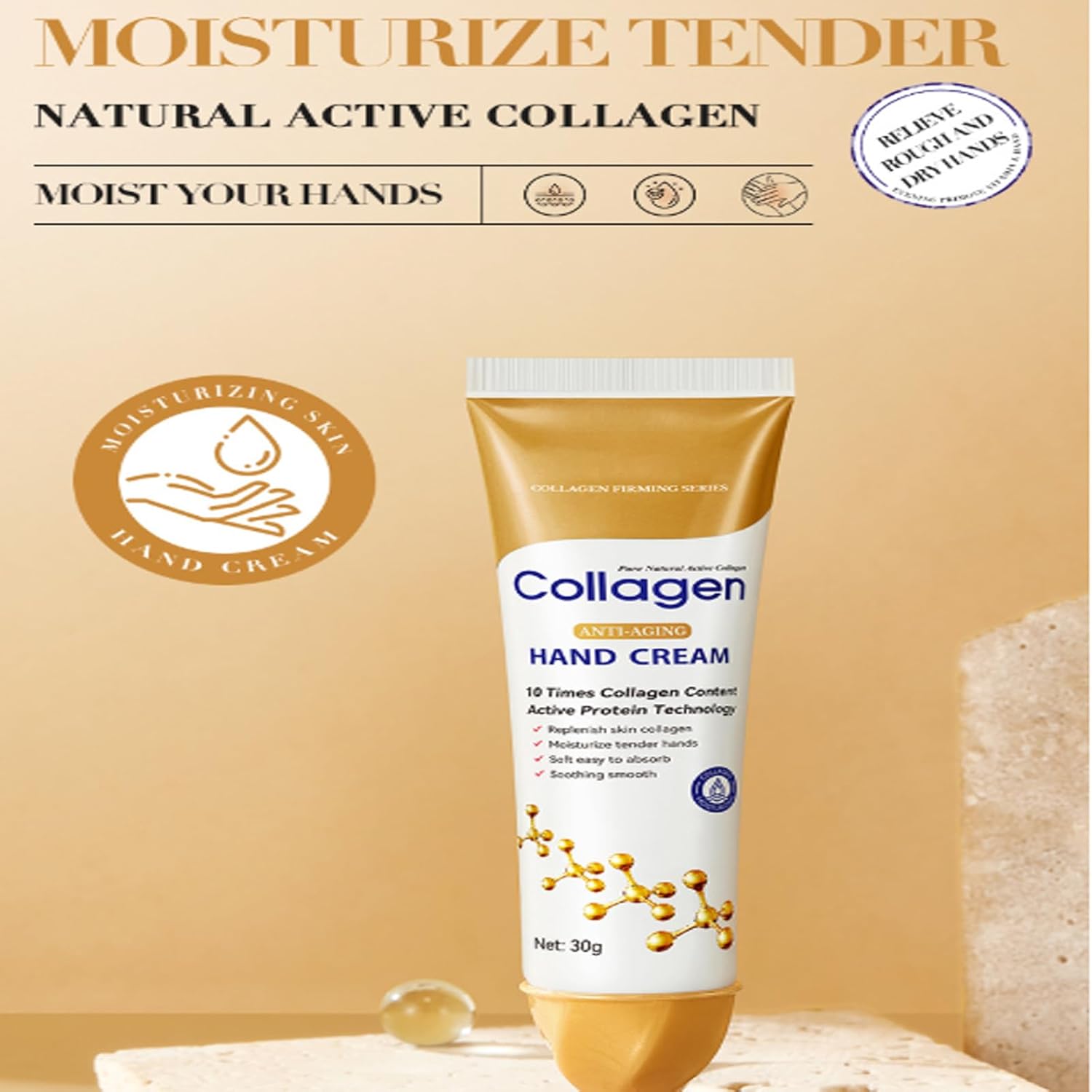 Collagen Anti-wrinkle Hand Cream Skin Soften Nourish Anti-drying Whitening Moisturizing African Skin Care Cracked Repair Products Hand Creams & Lotions