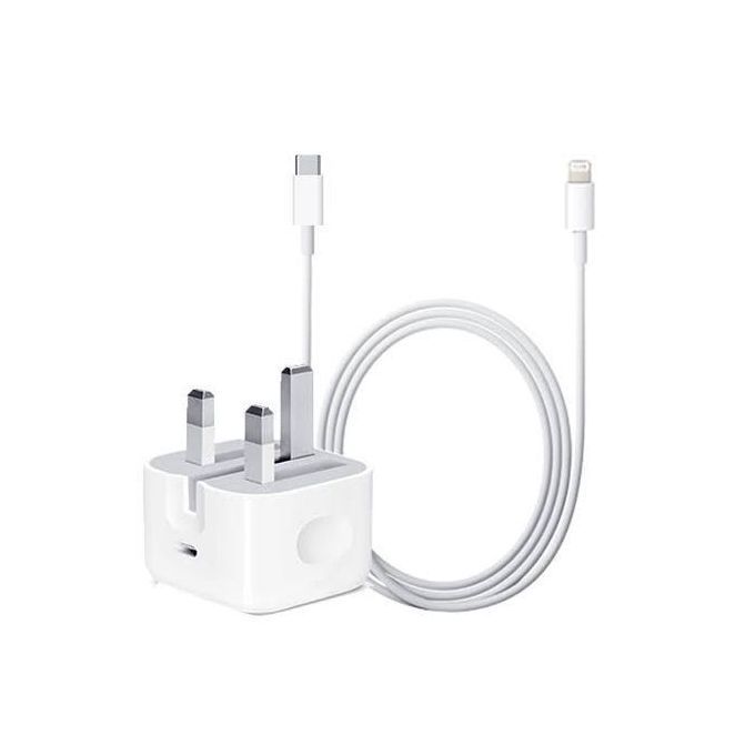 Apple  25W Original Fast Charger adapter For iPhone 11/12/13/ 14/14Pro/14 Max/ 14 Pro Max 15/15 Pro/ 15 Pro Max/ 16 Pro Max with USB-C to Lightning Cable