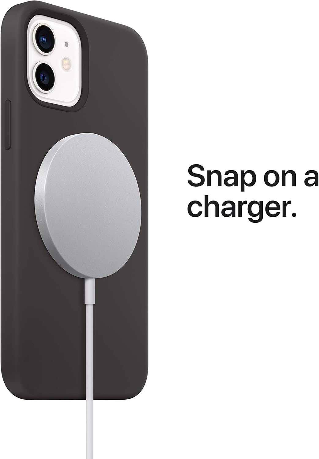 Apple Mag Safe Charger - Wireless Charger with Fast Charging Capability, Compatible with iPhone and Air Pods