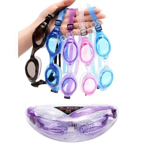 ANTI FOGG Pair Of Swim Goggles Adjustable....assorted