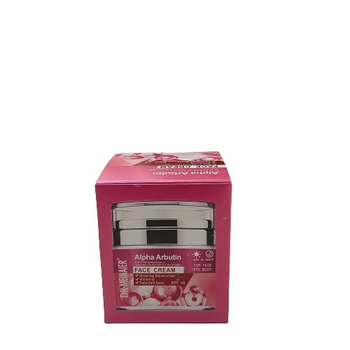 DR MEINAIER ALPHA ARBUTIN Face, Eye & Body Cream. SPF 45 With Retinol & Collagen. Fades Pigmentations and black spots