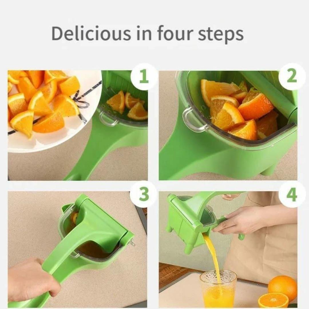 Multifunctional manual juicer extractor handheld plastic manual juicer fruit squeezer  non-electric juicer press