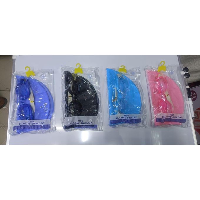 Two In 1 Silicon Swimming Cape And Anti Fog Swimming Glasses.