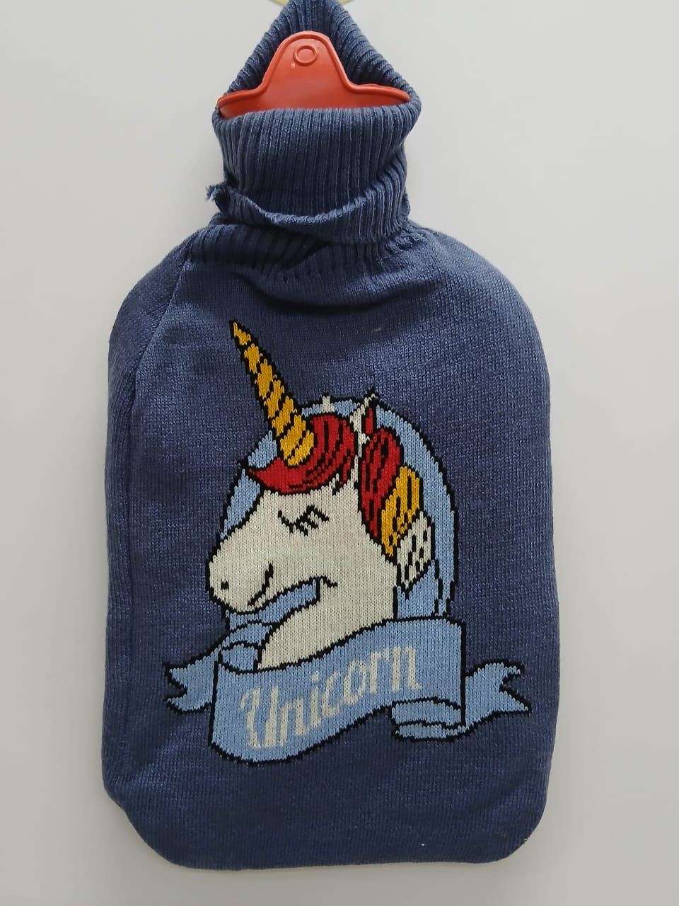 2L Hot Water Bottle With Fleece Cover