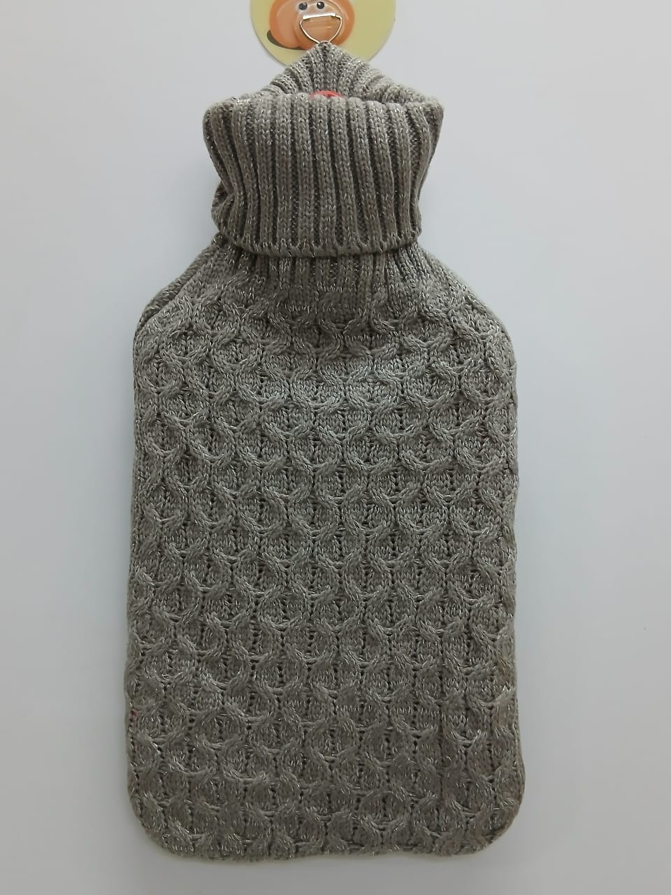 2L Hot Water Bottle With Fleece Cover