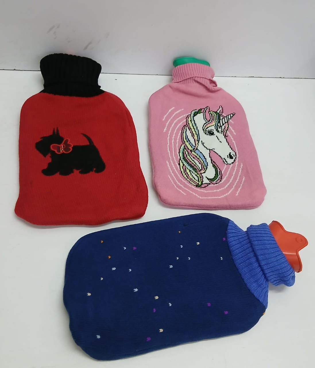 2L Hot Water Bottle With Fleece Cover