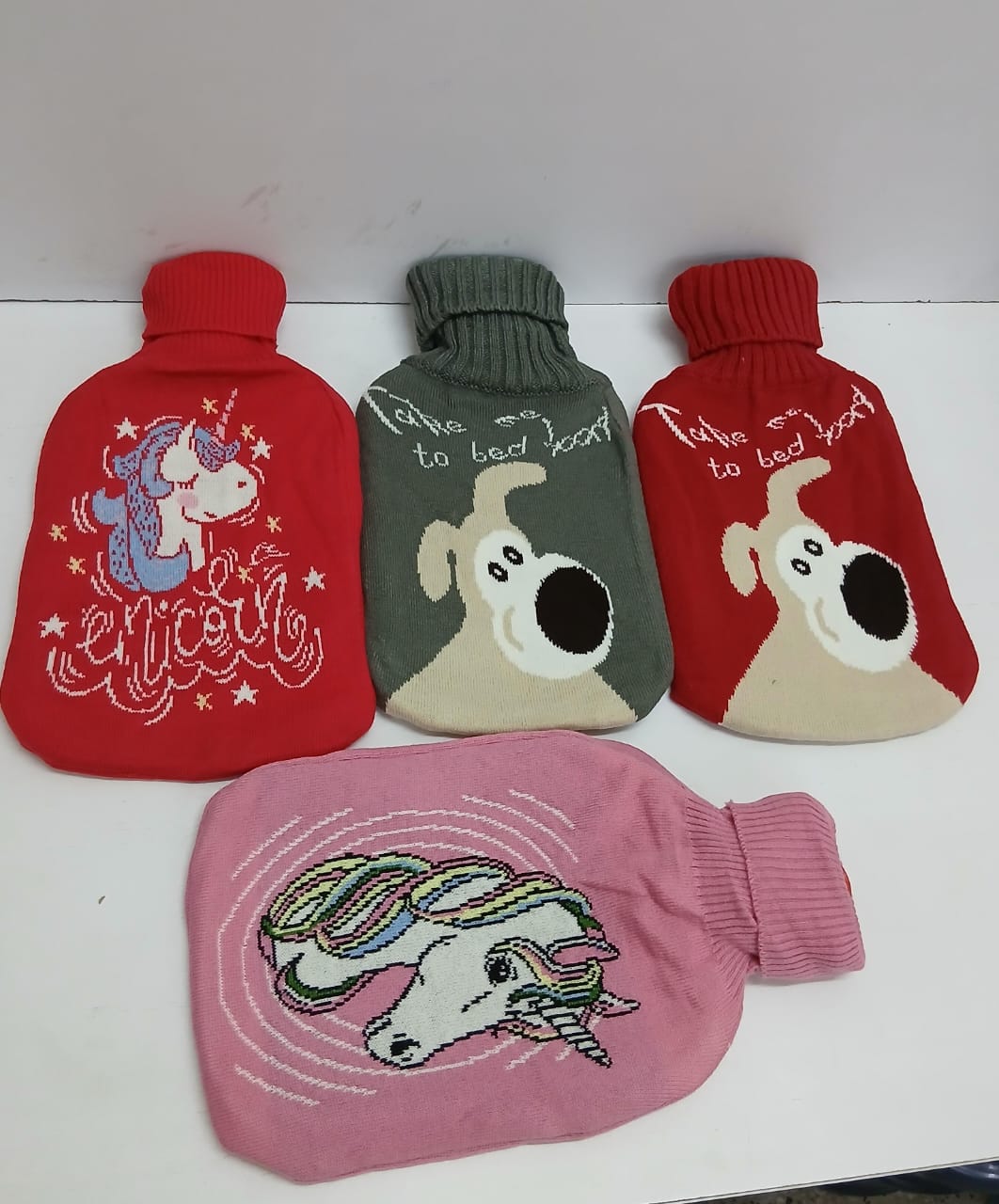 2L Hot Water Bottle With Fleece Cover