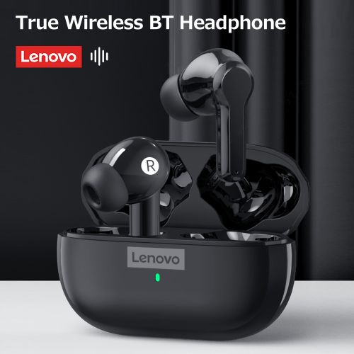 Original Lenovo thinkplus LP1S Earpods Bluetooth Earphones TWS Wireless Earphones Dual Stereo Bluetooth 5.0 Earbuds Noise Reduction Bass Touch Control For Android IOS
