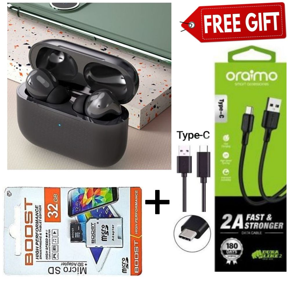 Air Pro3 MAX TWS inPods13 Pro 3 ear pods Wireless Bluetooth Earphone Bluetooth for all Smart phone Plus Free Type C Cable+Free Watch+Free Cap/Hat+Free 32GBMem+Free Smart Watch+Free P47+Free 32GB Flash