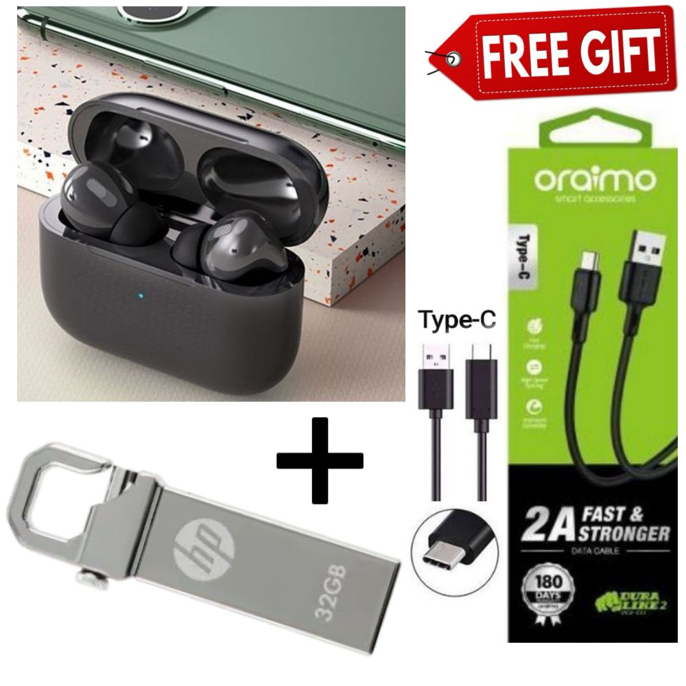 Air Pro3 MAX TWS inPods13 Pro 3 ear pods Wireless Bluetooth Earphone Bluetooth for all Smart phone Plus Free Type C Cable+Free Watch+Free Cap/Hat+Free 32GBMem+Free Smart Watch+Free P47+Free 32GB Flash