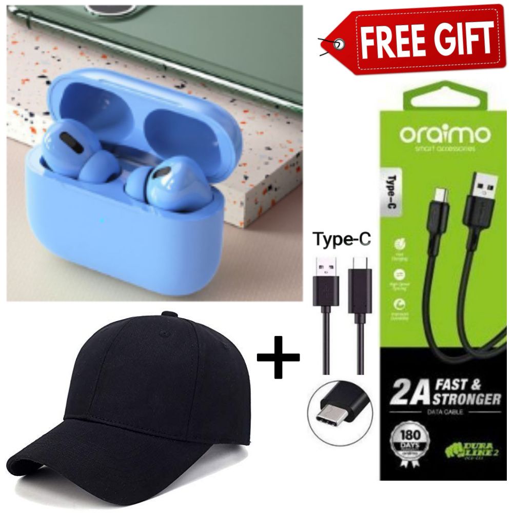 Air Pro3 MAX TWS inPods13 Pro 3 ear pods Wireless Bluetooth Earphone Bluetooth for all Smart phone Plus Free Type C Cable+Free Watch+Free Cap/Hat+Free 32GBMem+Free Smart Watch+Free P47+Free 32GB Flash