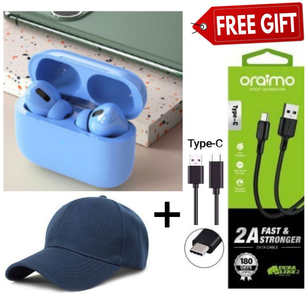 Air Pro3 MAX TWS inPods13 Pro 3 ear pods Wireless Bluetooth Earphone Bluetooth for all Smart phone Plus Free Type C Cable+Free Watch+Free Cap/Hat+Free 32GBMem+Free Smart Watch+Free P47+Free 32GB Flash